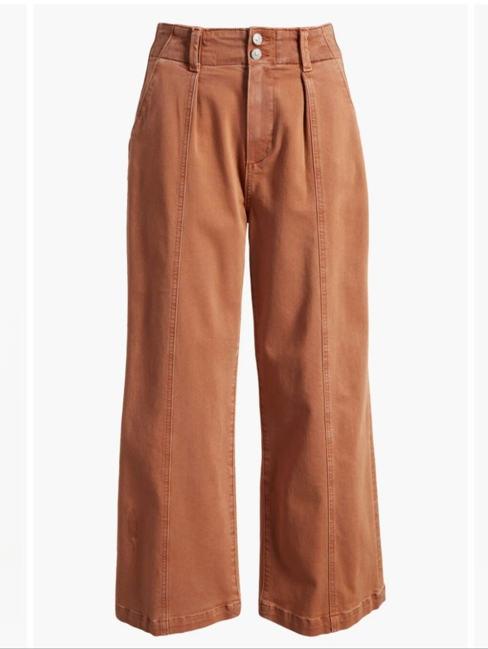Paige Brooklyn Crop Wide Leg High Waisted Pants - Picture 7 of 7